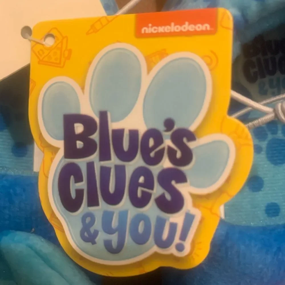 Blue Blues Clues Magenta Slip On Slippers Toddler size 9/10. NWT!